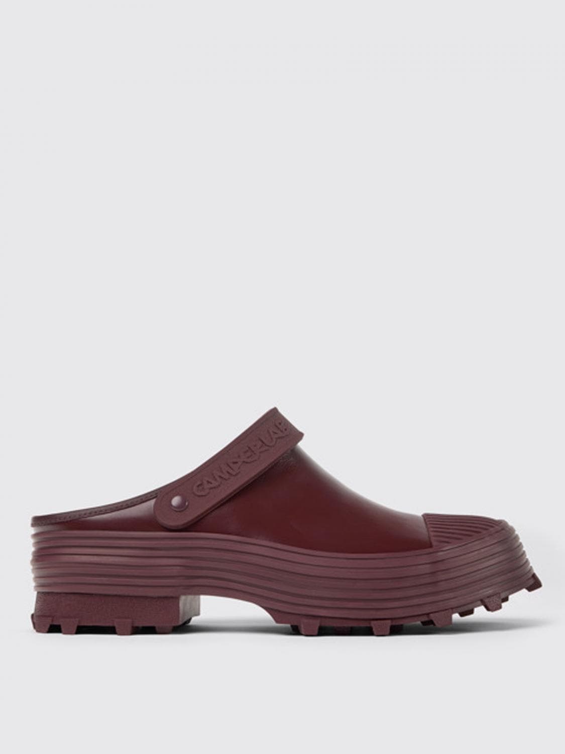 Camper Shoes Men color Burgundy