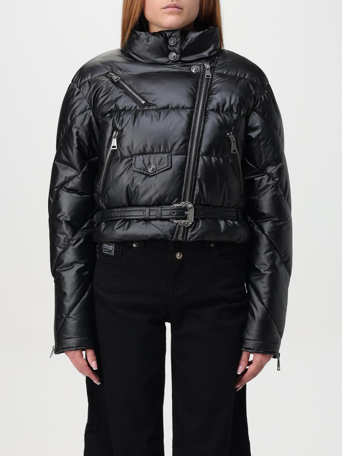 Versace Jeans Couture Jacket Woman color Black