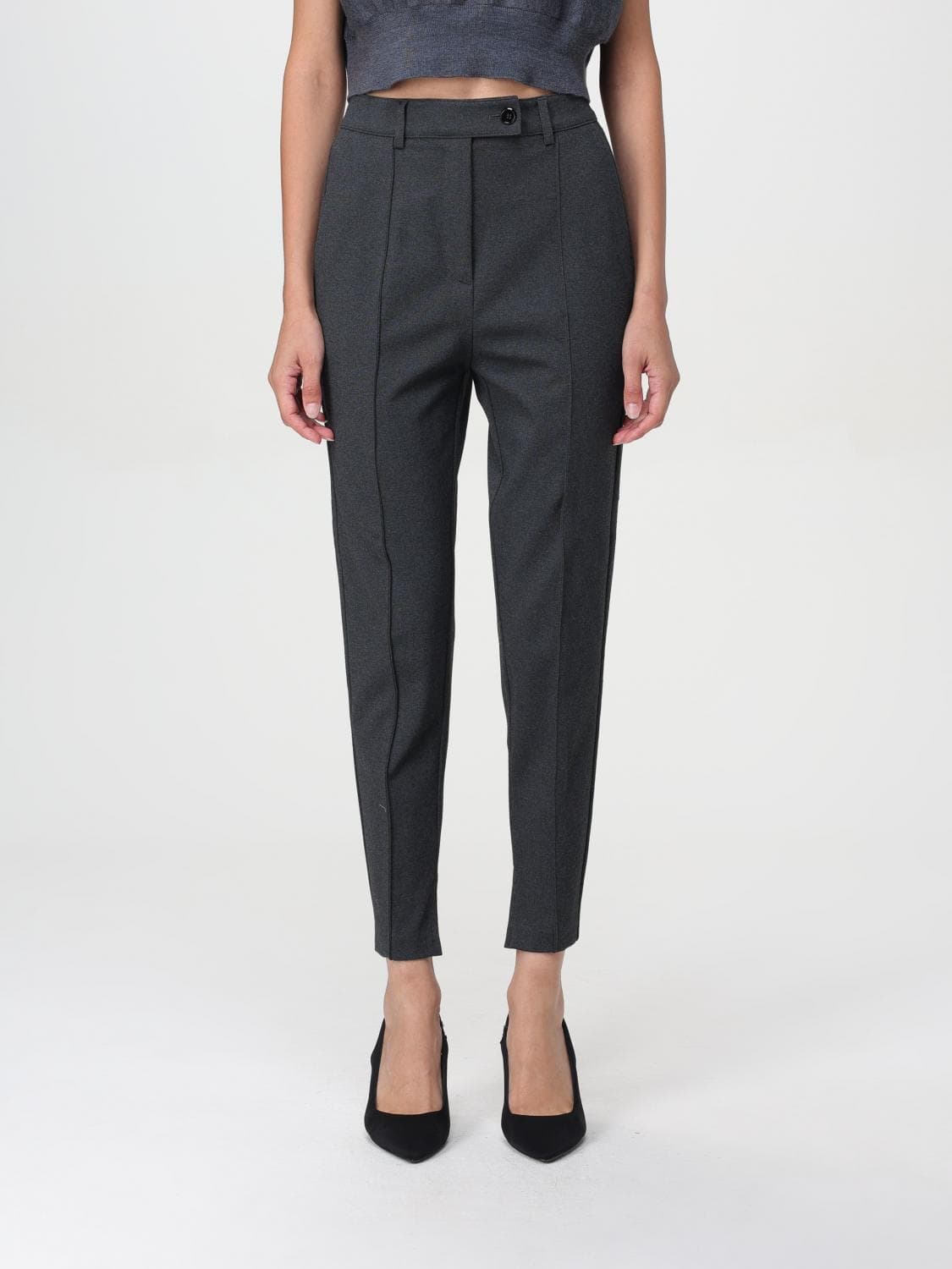 Pinko Pants Woman color Grey