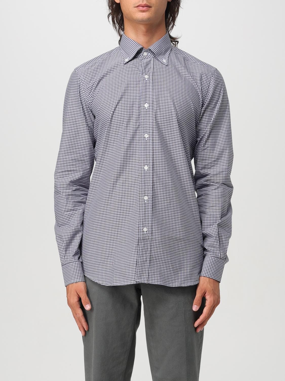 Fay Shirt Men color Brown