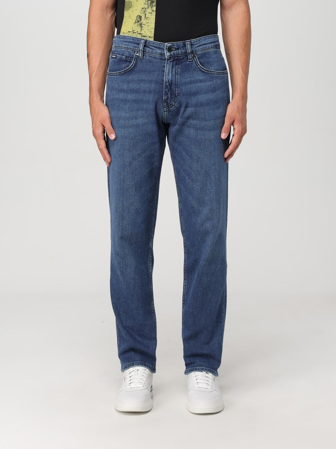 Boss Jeans Men color Denim