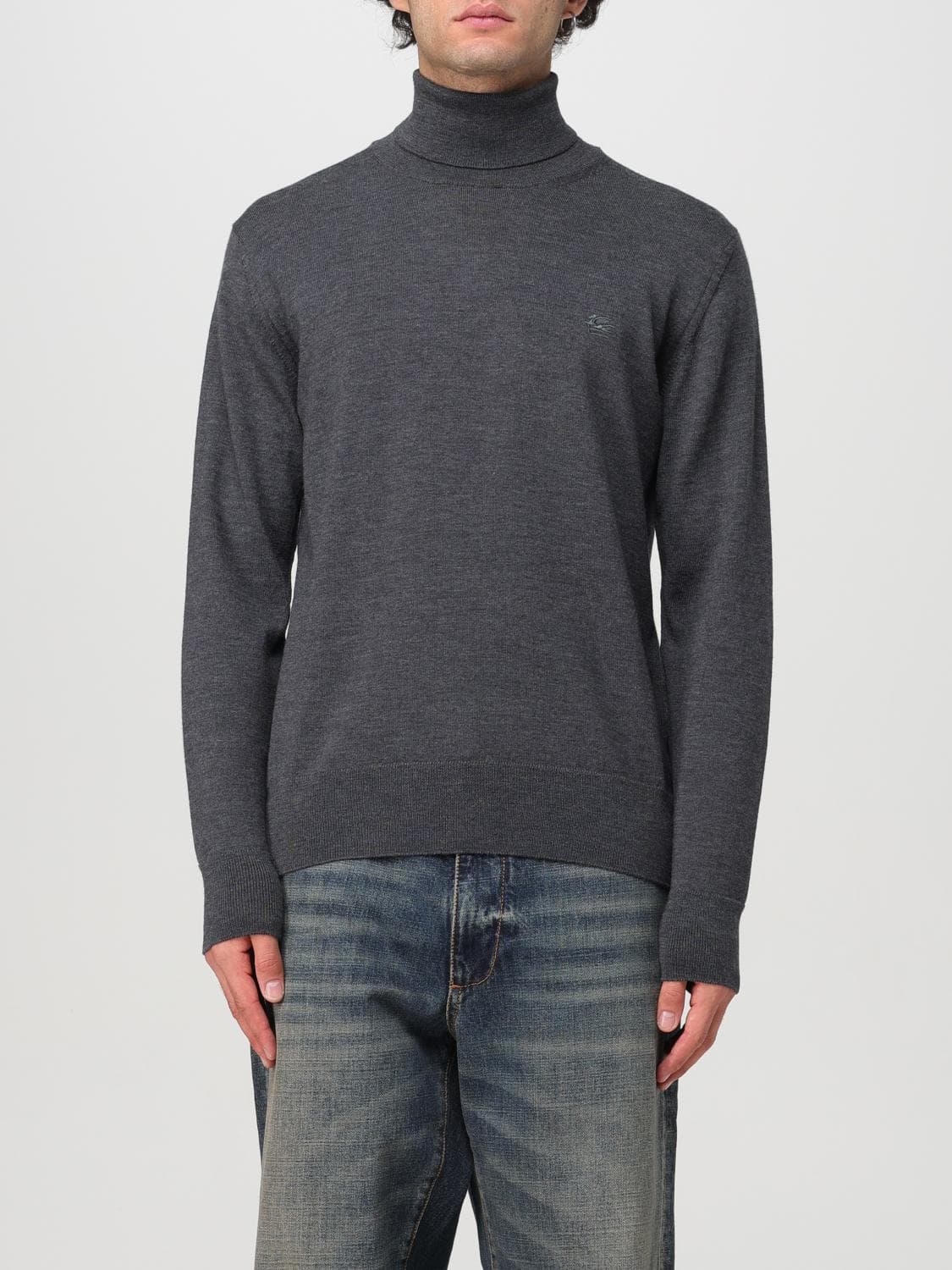 Etro Sweater Men color Charcoal