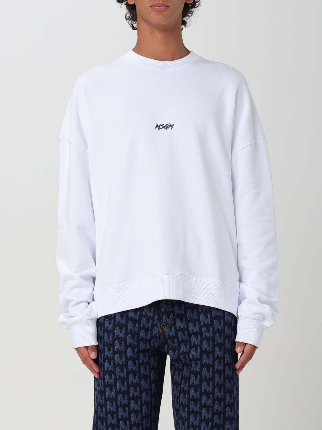 Msgm Sweatshirt Men color White