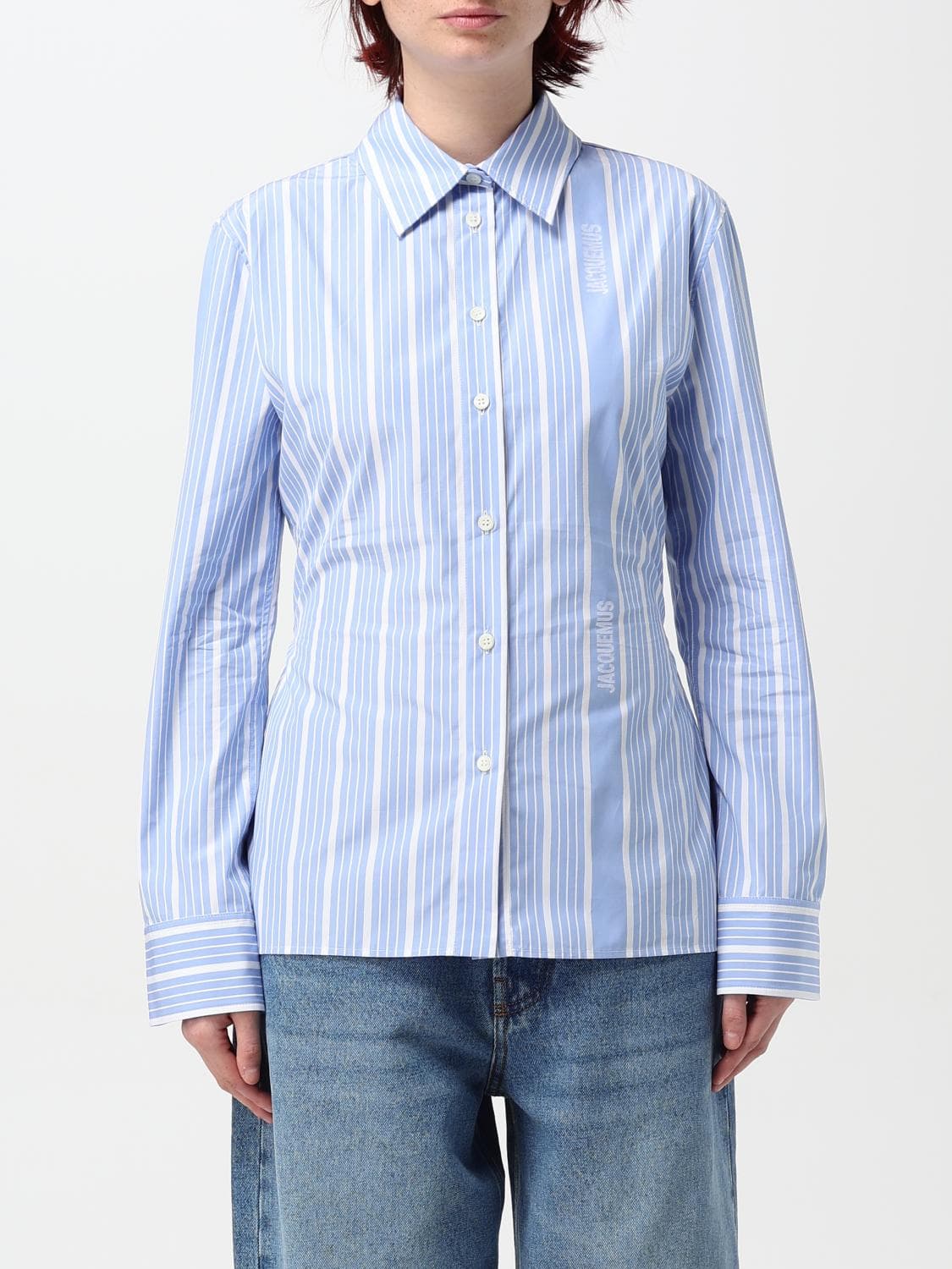 Jacquemus Shirt Woman color Blue · 34