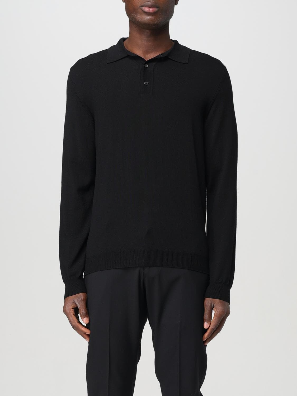 Zanone Polo Shirt Men color Black