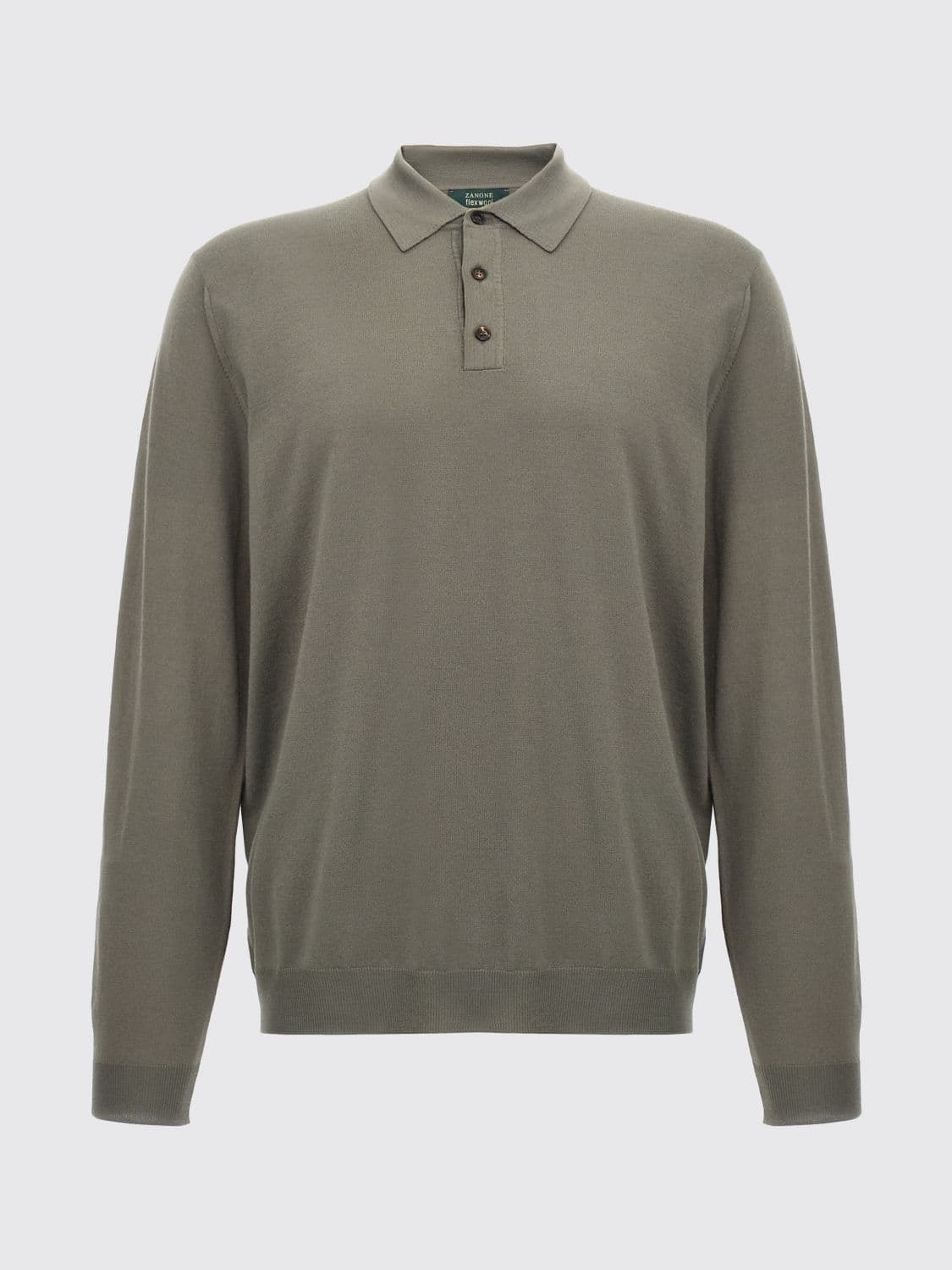 Zanone Polo Shirt Men color Military