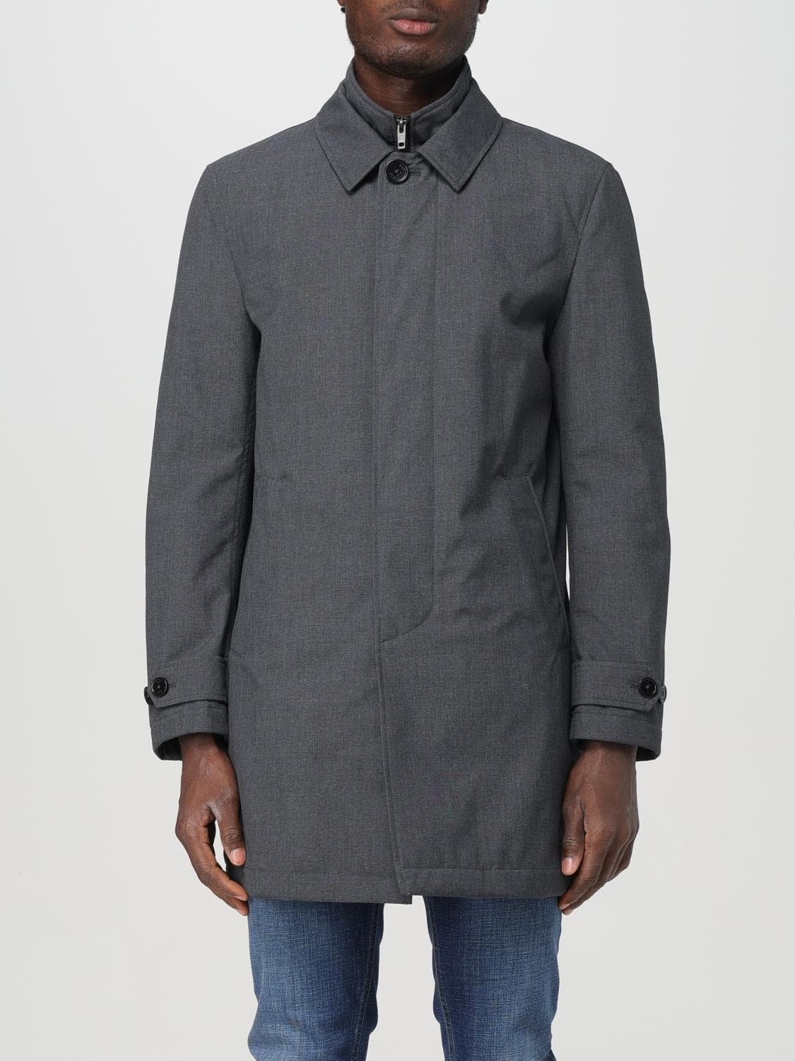 Fay Jacket Men color Charcoal · XL