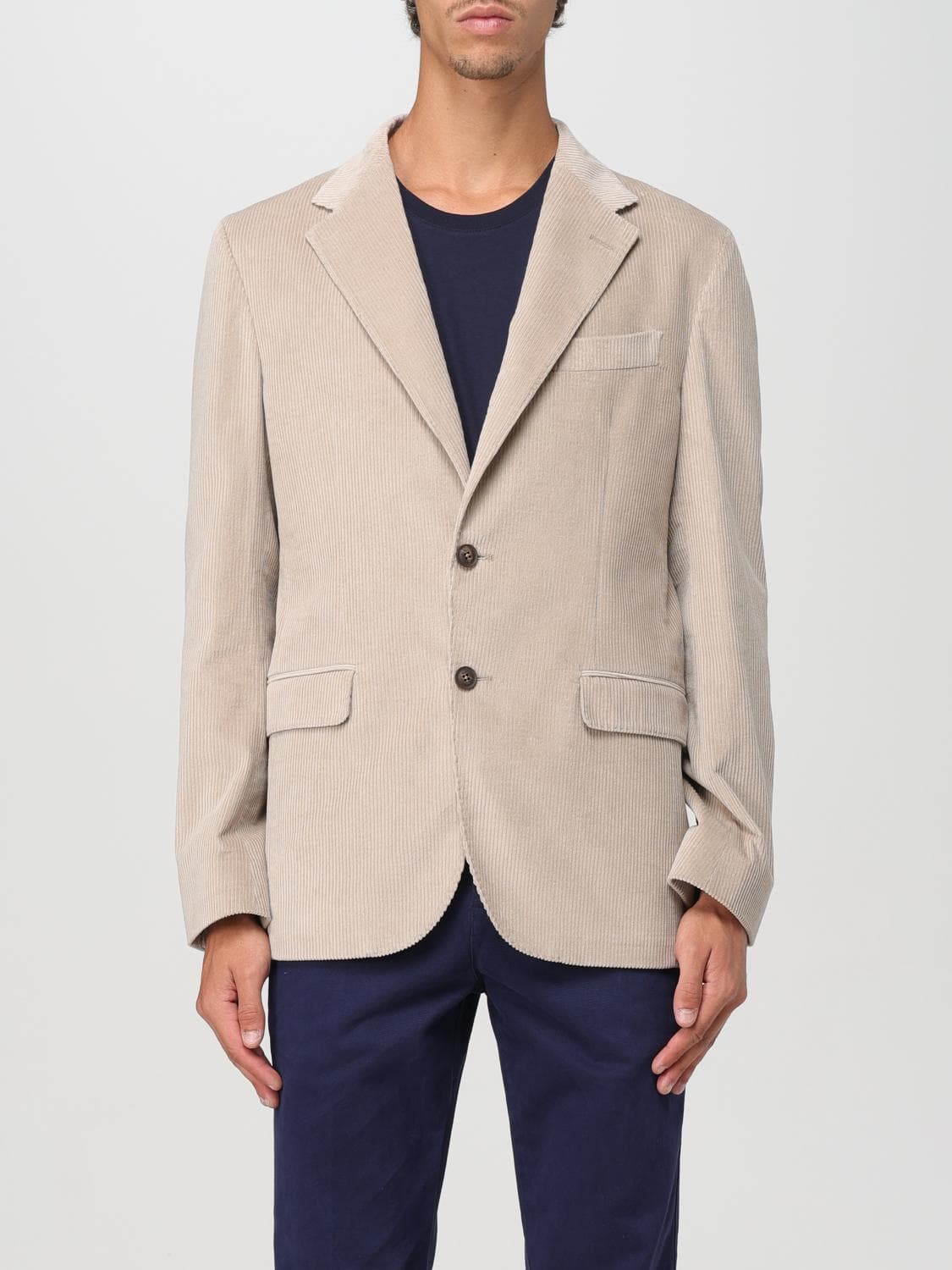 Fay Blazer Men color Beige · 56
