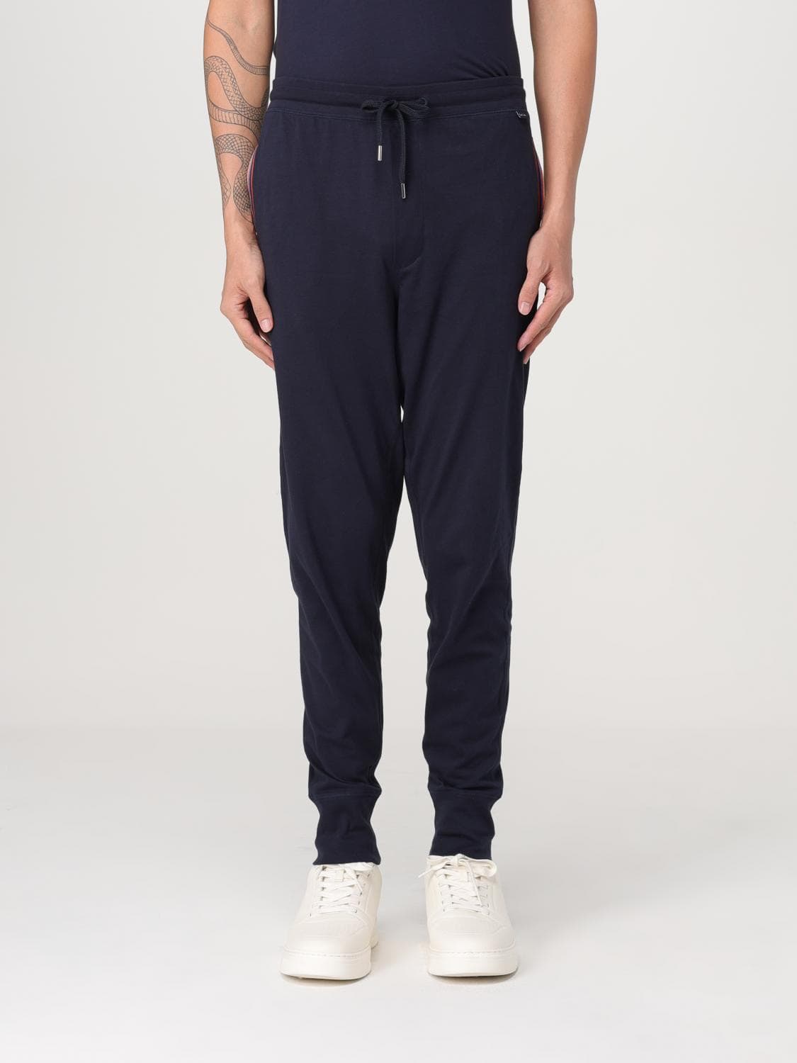 Paul Smith Pants Men color Blue