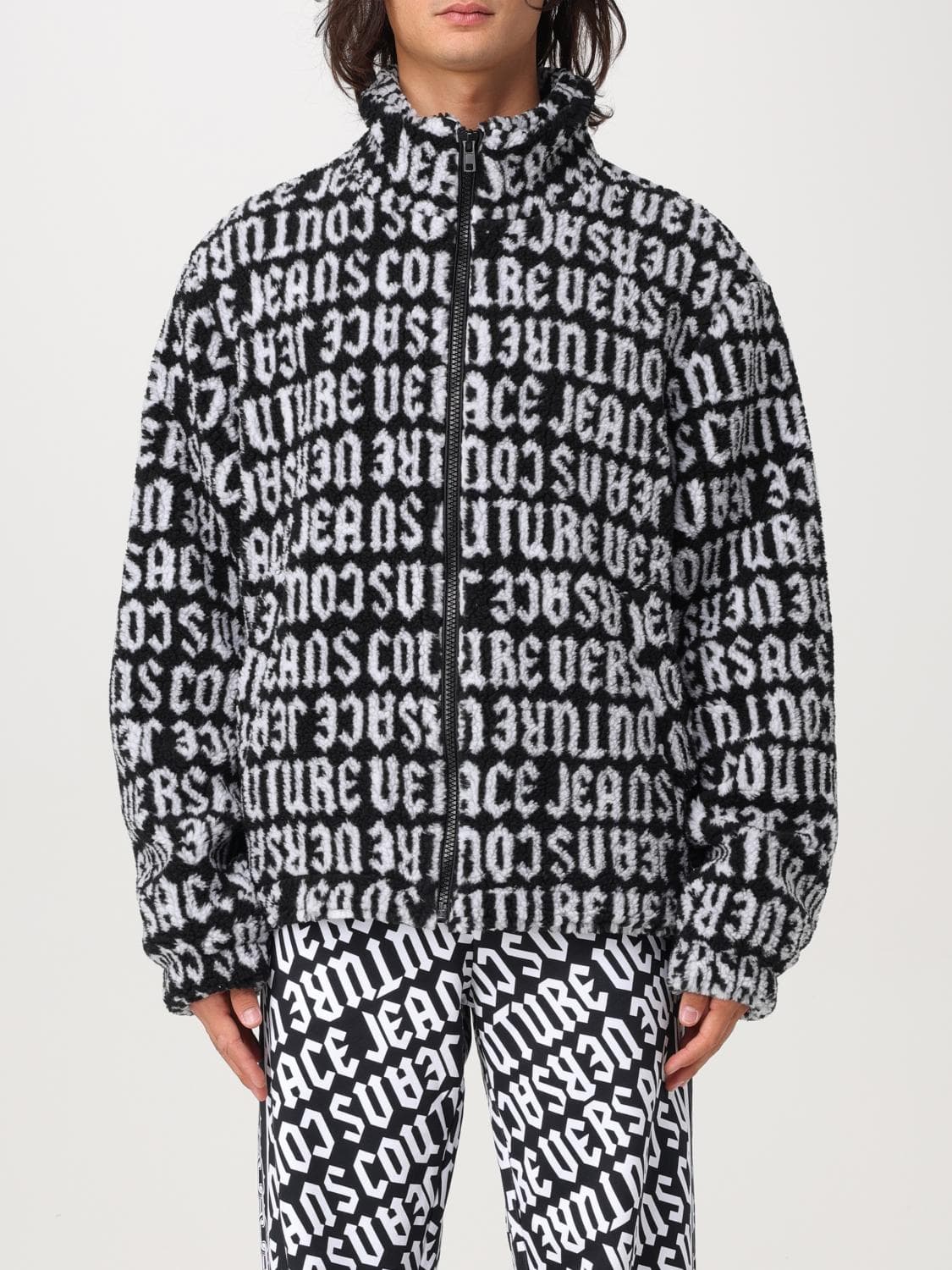 Versace Jeans Couture Jacket Men color Black