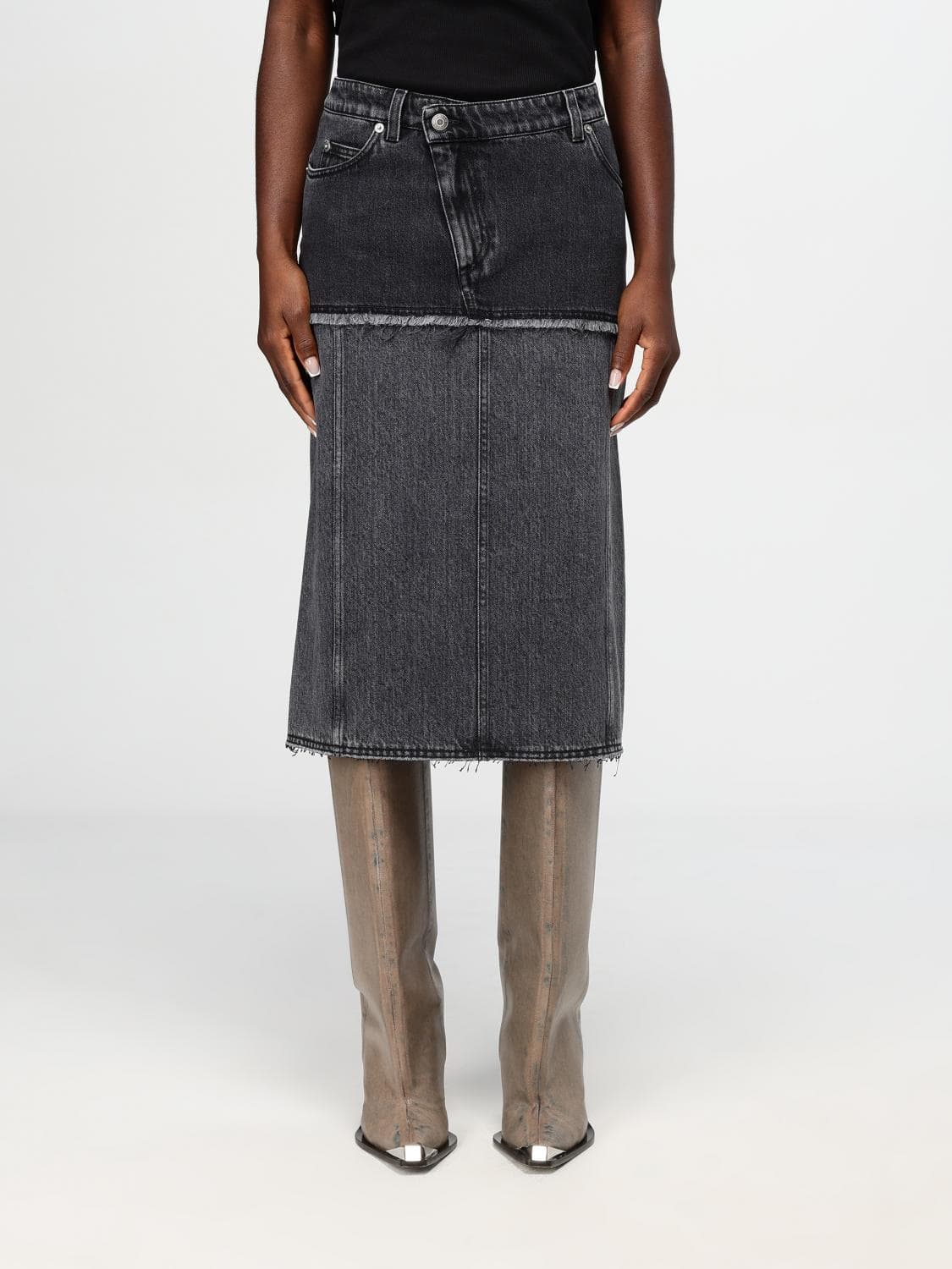 Mcqueen Skirt Woman color Black