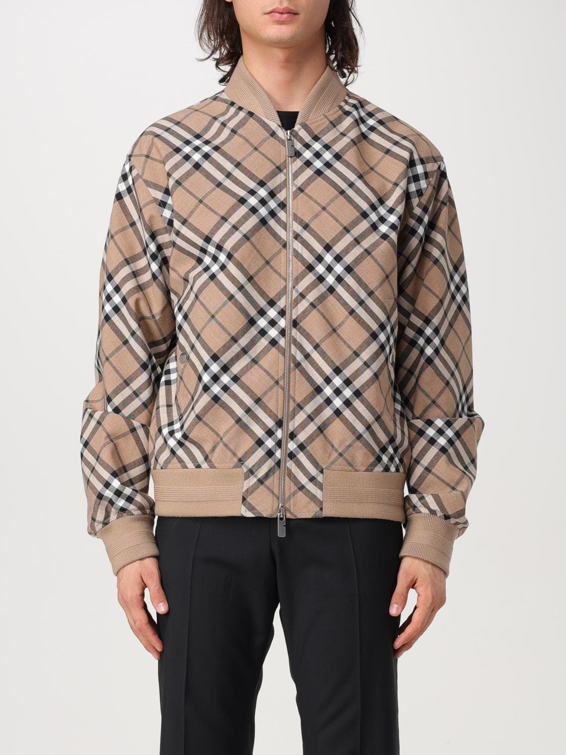 Burberry Jacket Men color Beige