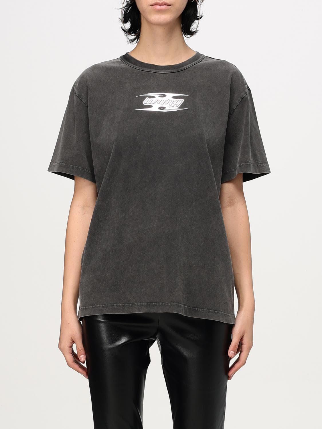 Alexander Wang T-Shirt Woman color Brown