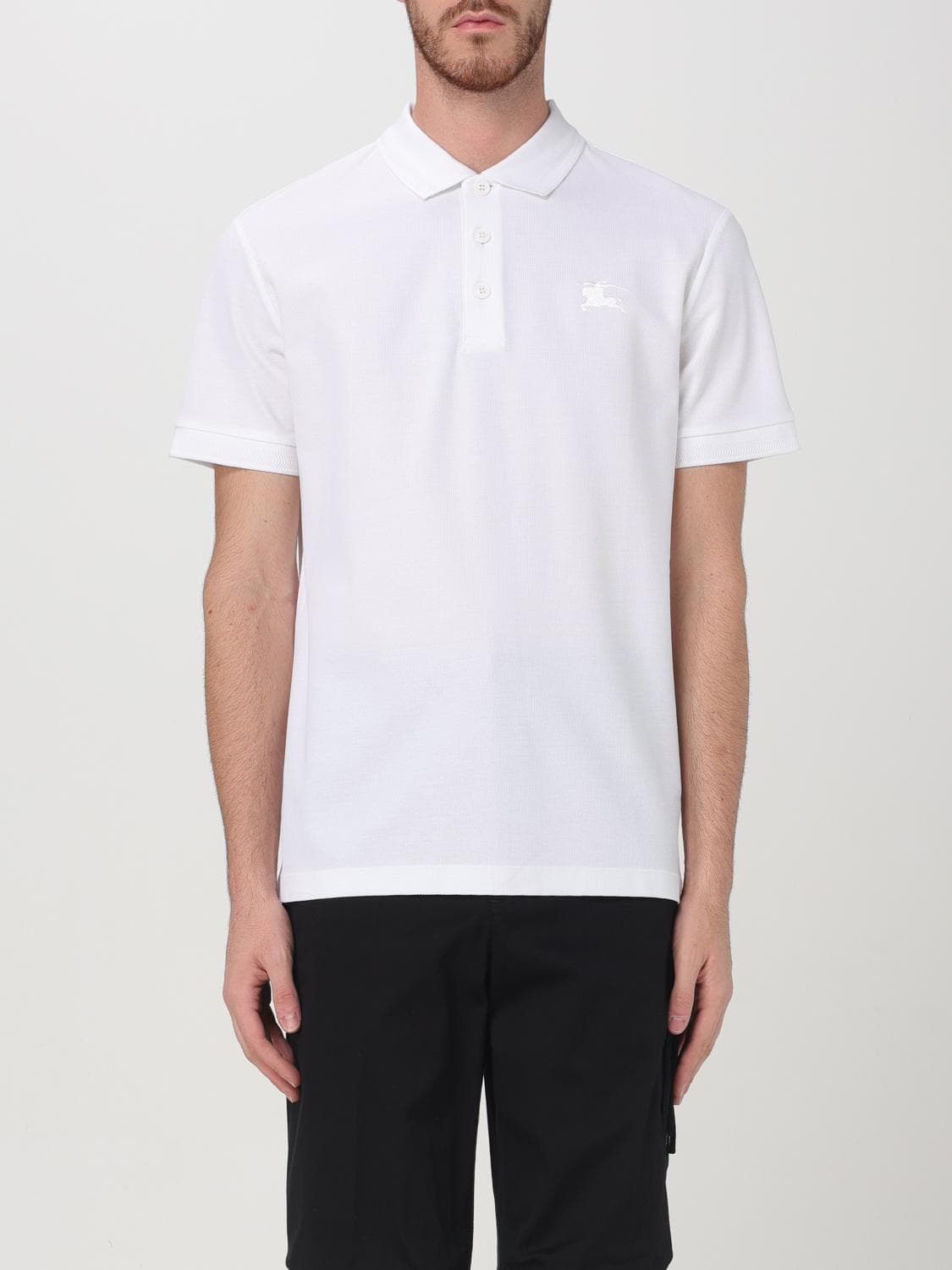 Burberry Polo Shirt Men color White