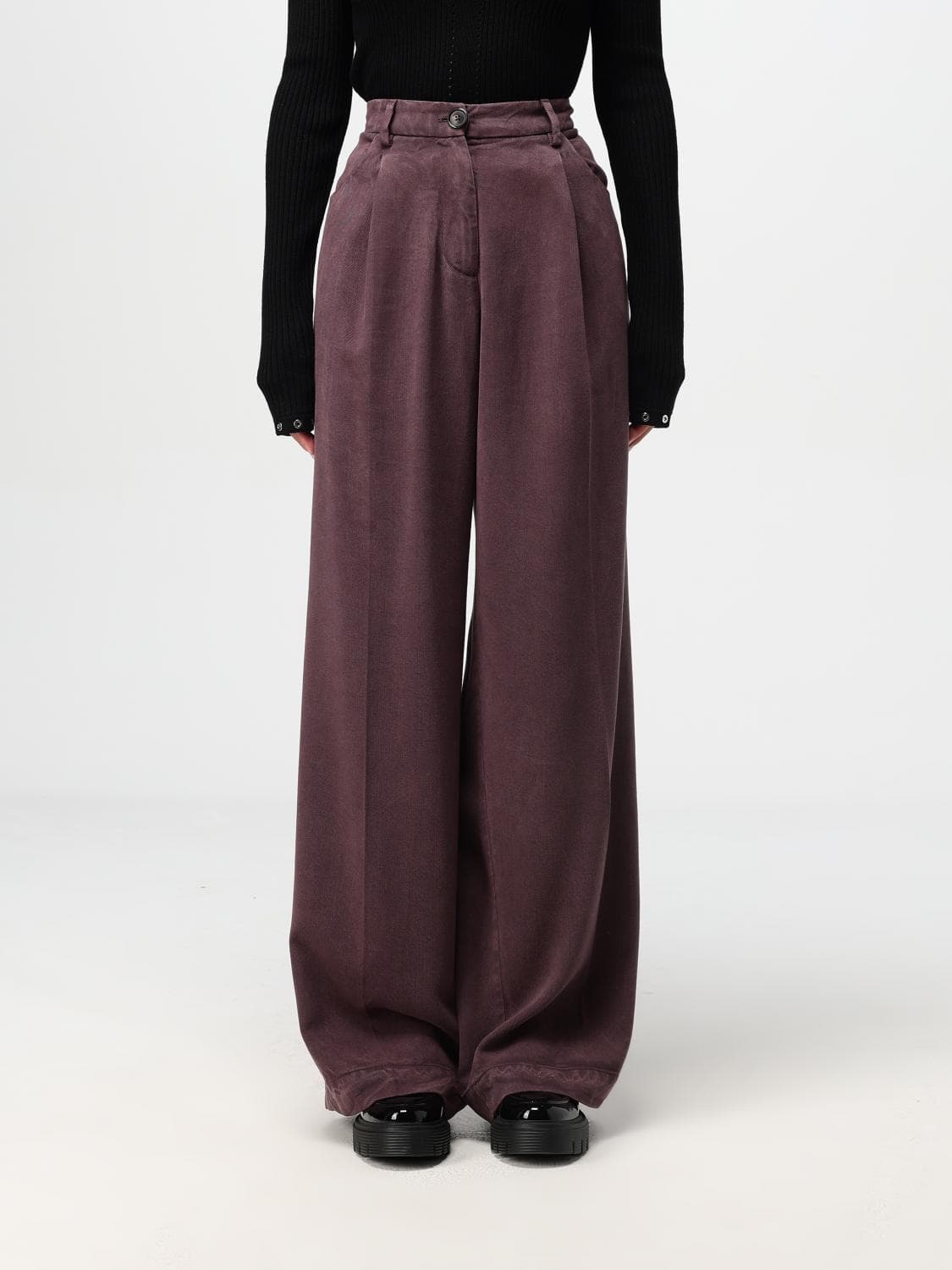 Pt01 Pants Woman color Plum · 38