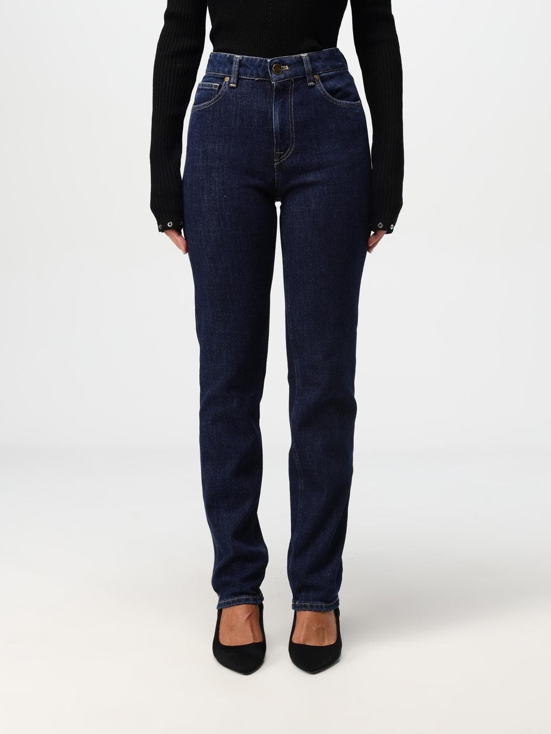 Pt01 Jeans Woman color Blue