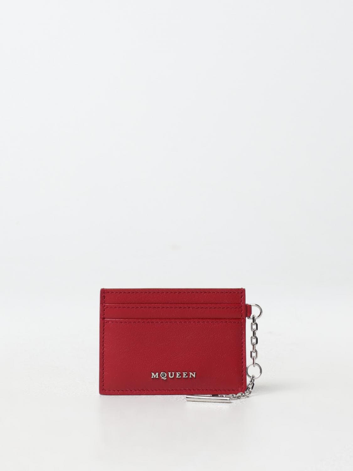 Mcqueen Wallet Woman color Red