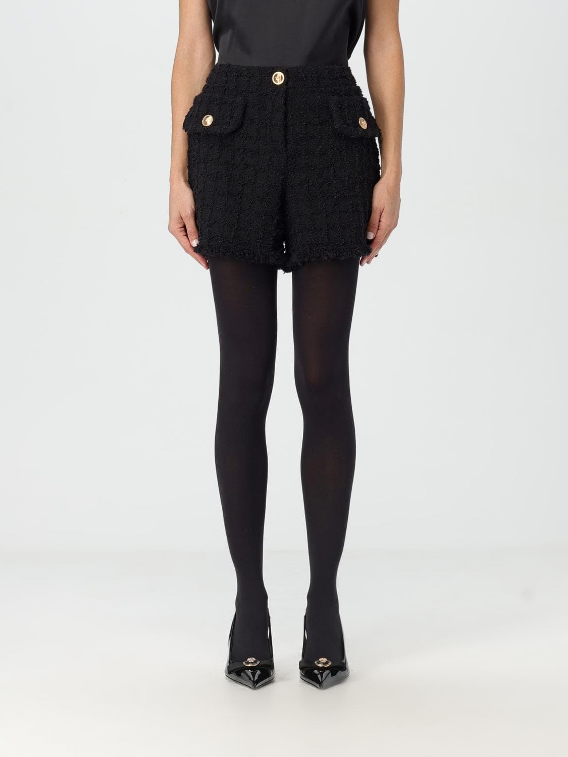 Versace Shorts Woman color Black · 40