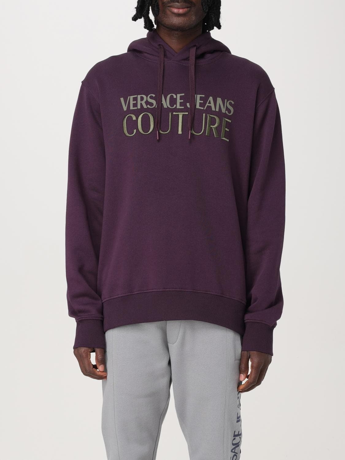 Versace Jeans Couture Sweatshirt Men color Violet