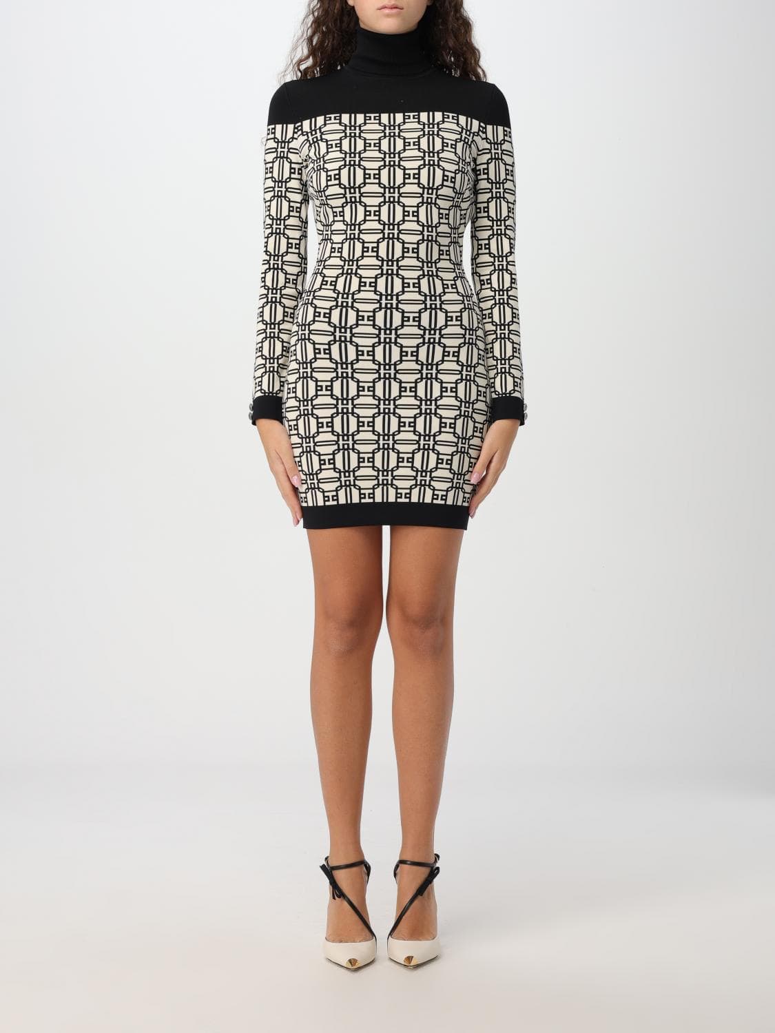 Elisabetta Franchi Dress Woman color Butter