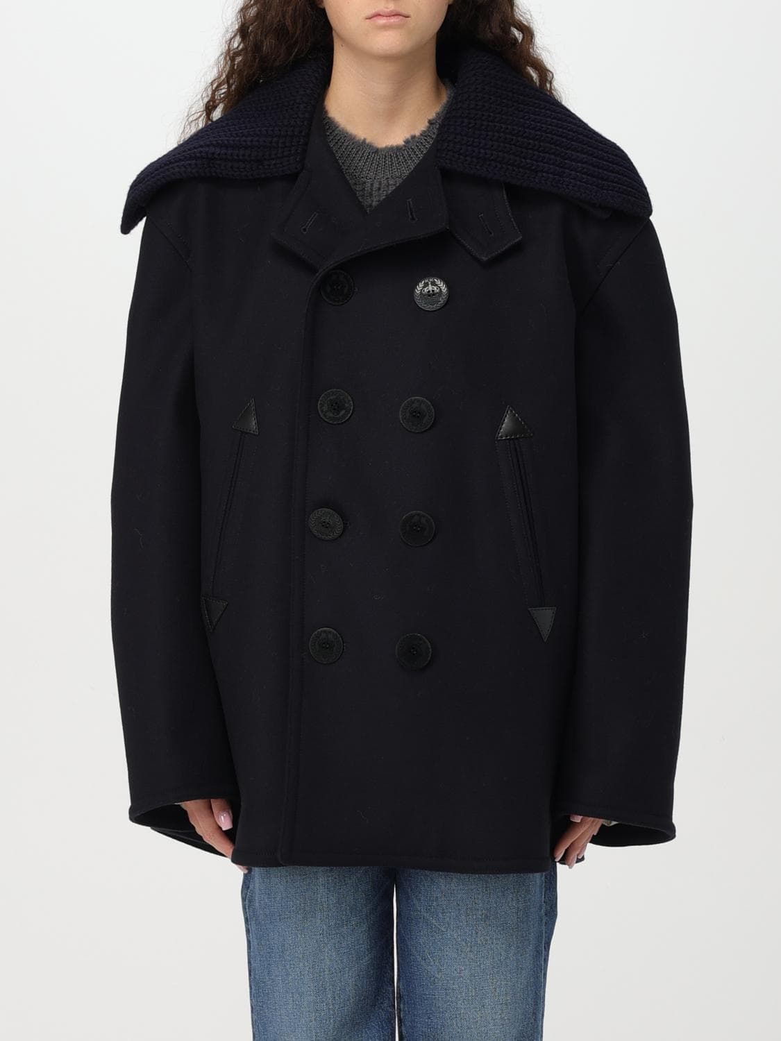 Dsquared2 Coat Woman color Navy