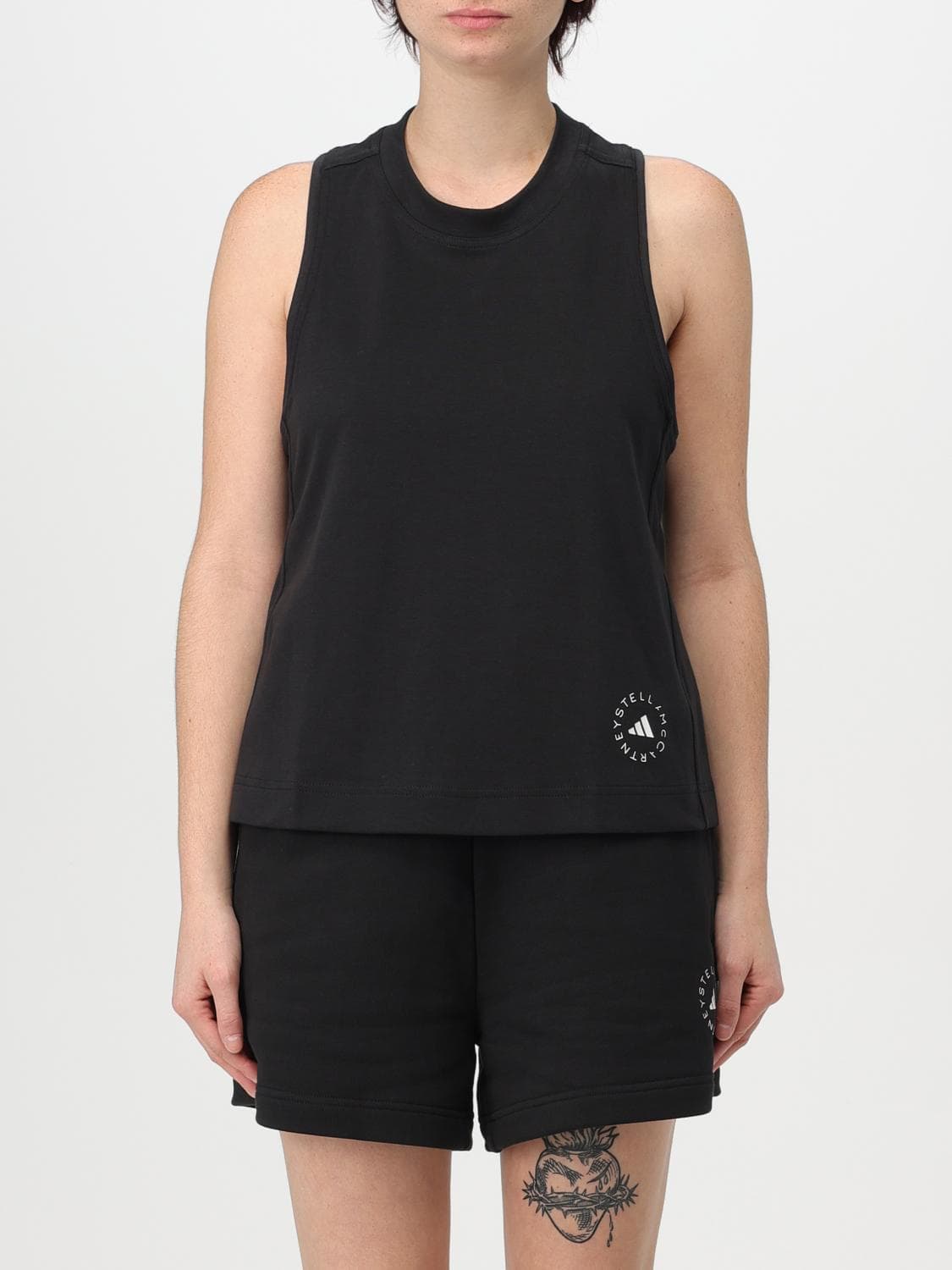 Adidas By Stella Mccartney Top Woman color Black