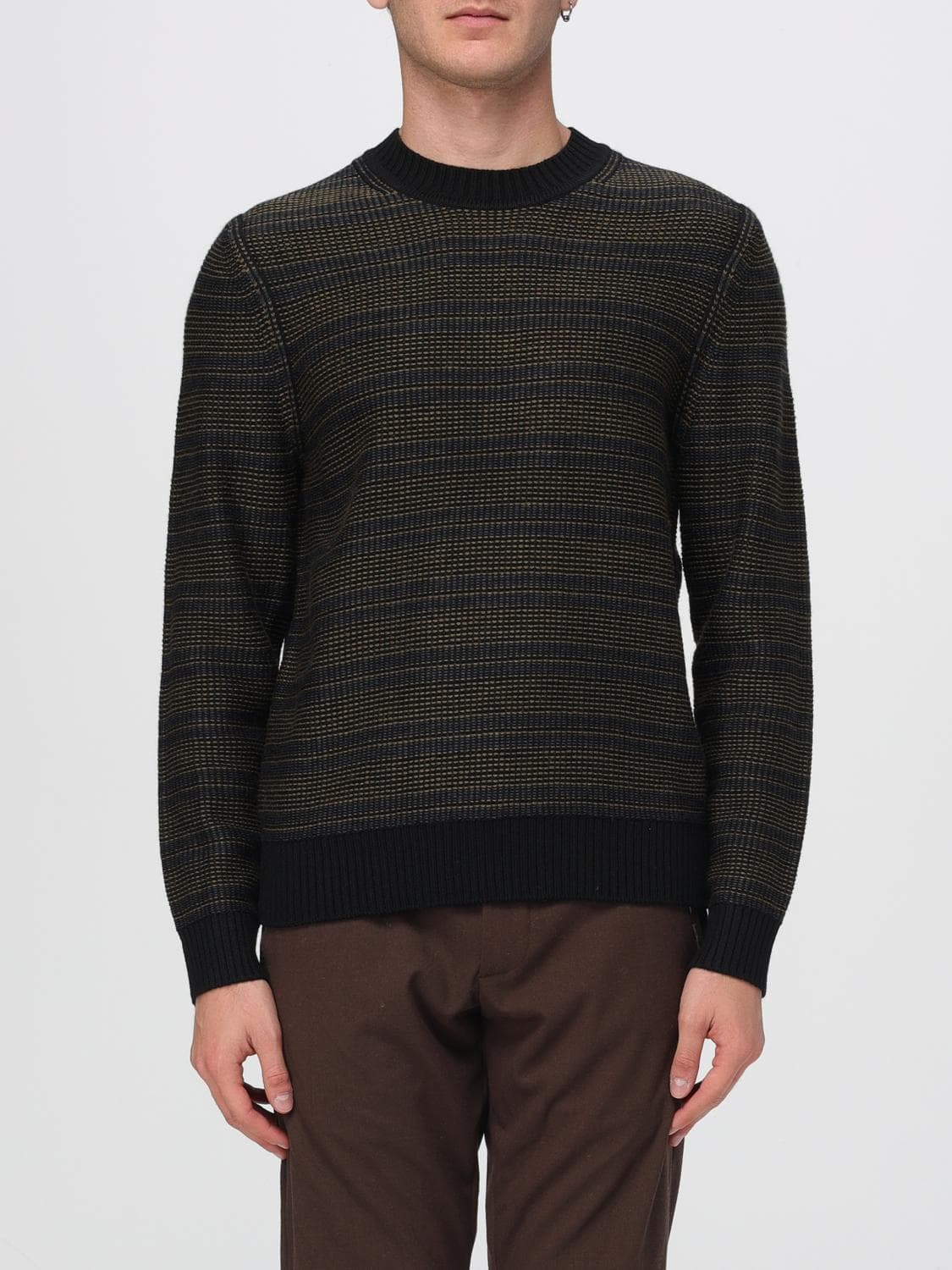 Boss Sweater Men color Black