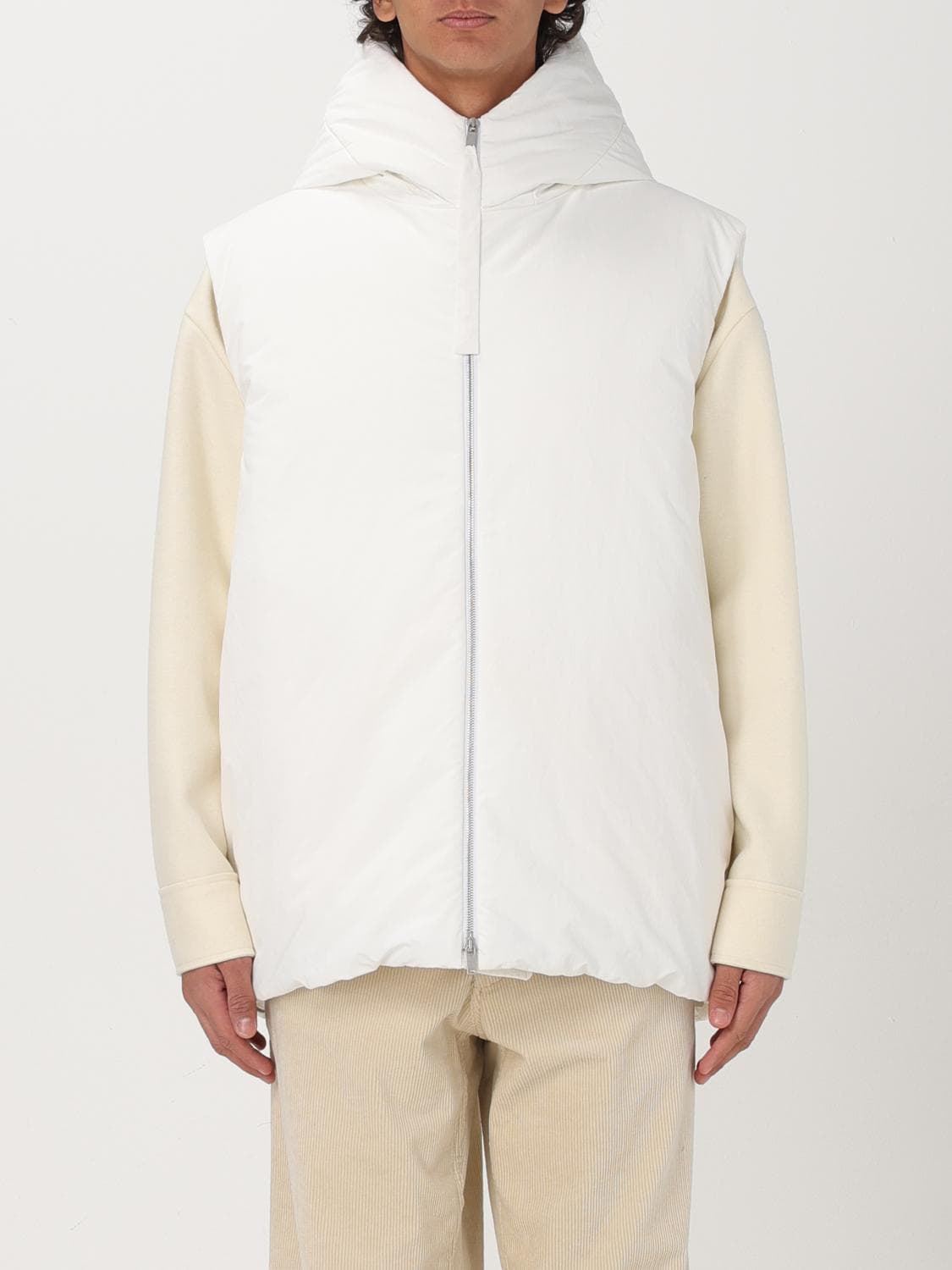 Jil Sander Suit Vest Men color White