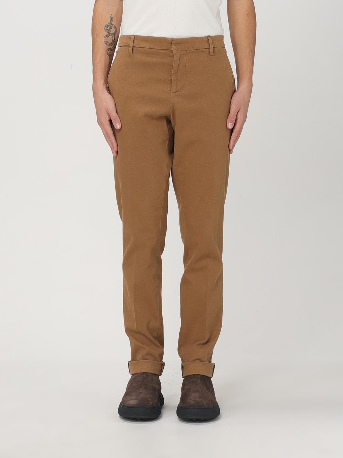 Dondup Pants Men color Brown