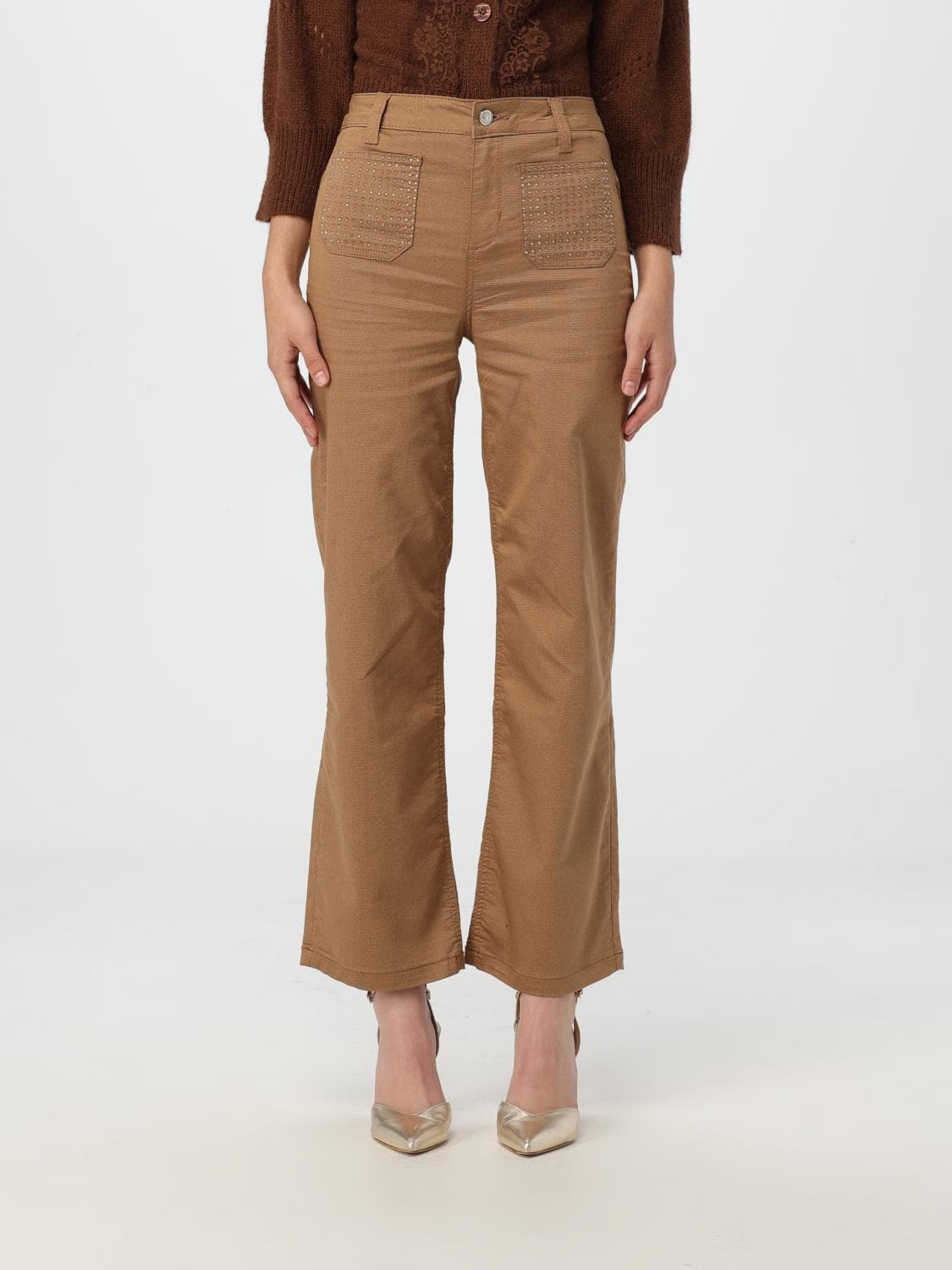 Liu Jo Pants Woman color Sand