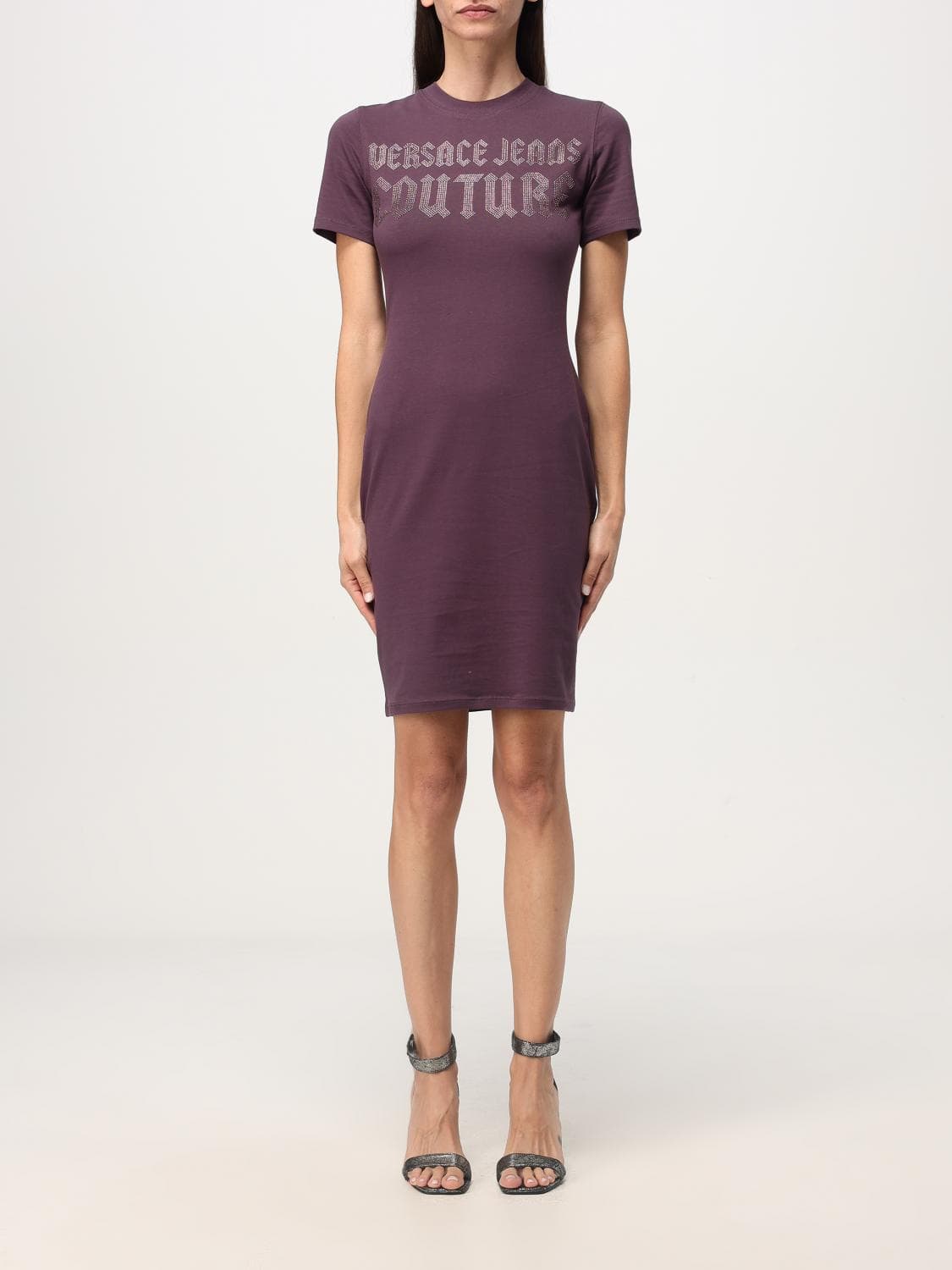 Versace Jeans Couture Dress Woman color Violet