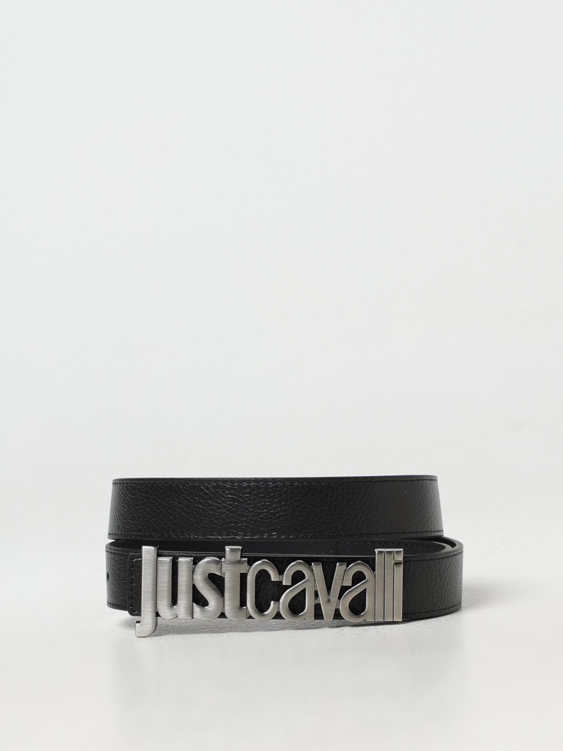 Just Cavalli Belt Men color Black