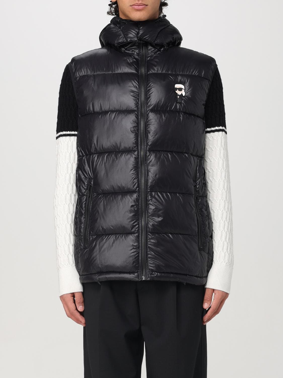 Karl Lagerfeld Suit Vest Men color Black