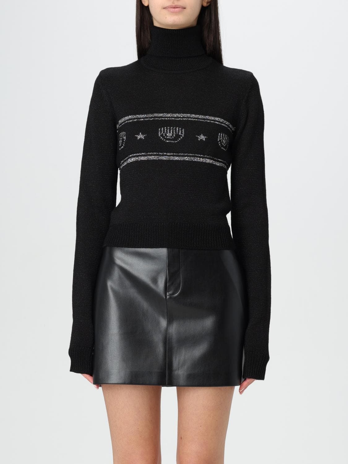 Chiara Ferragni Sweater Woman color Black
