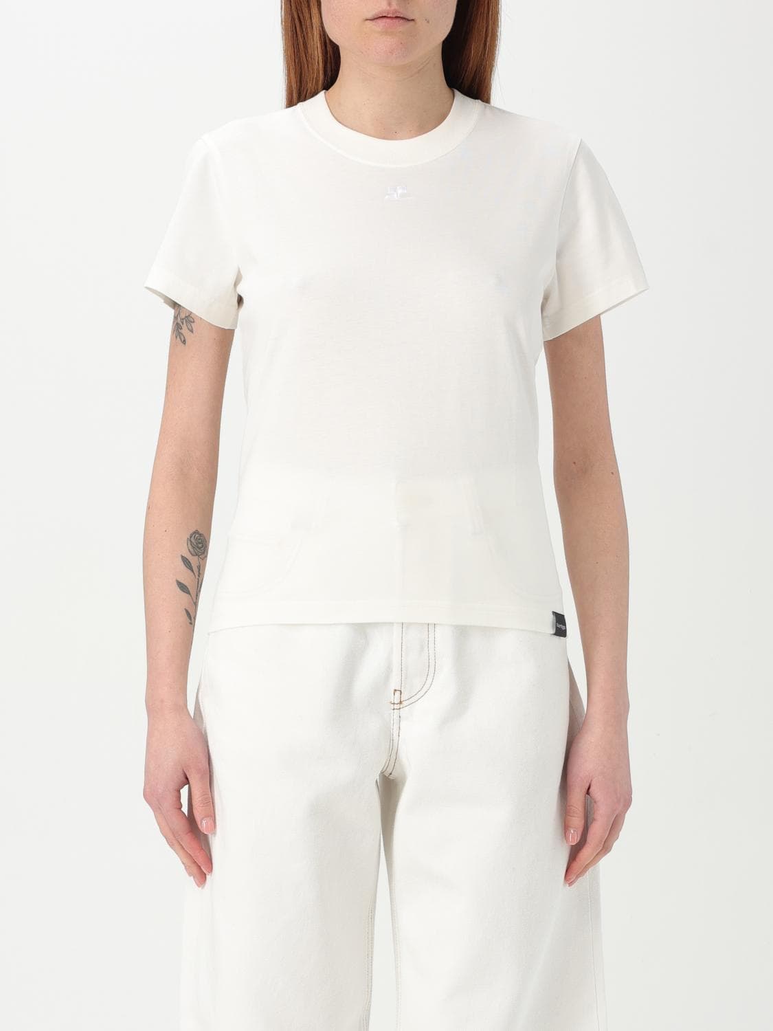 Courrèges T-Shirt Woman color White