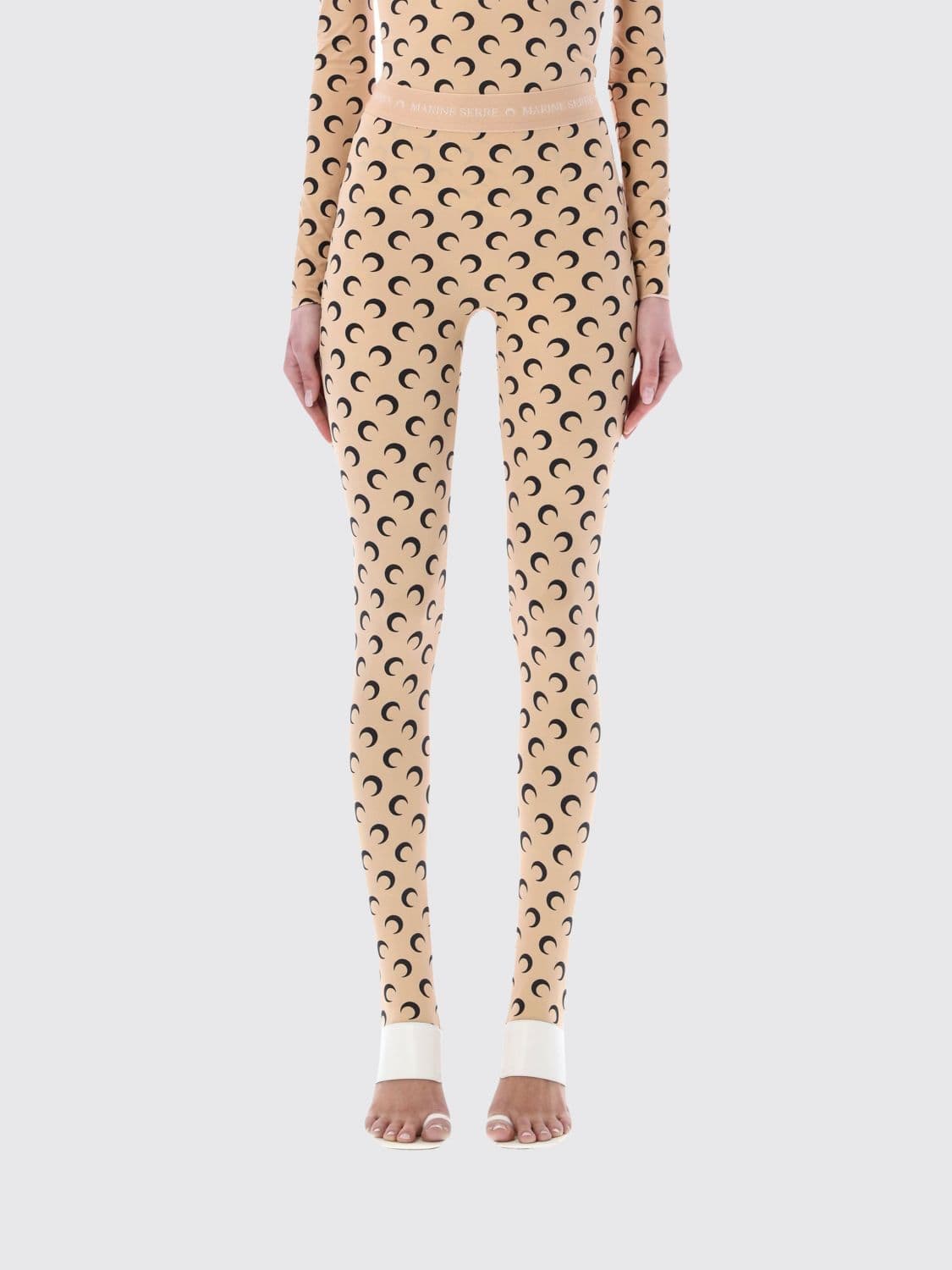 Marine Serre Pants Woman color Brown