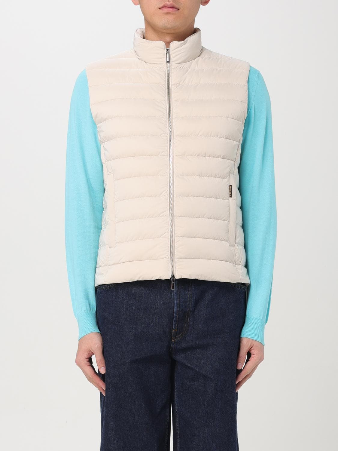Moorer Suit Vest Men color Grey