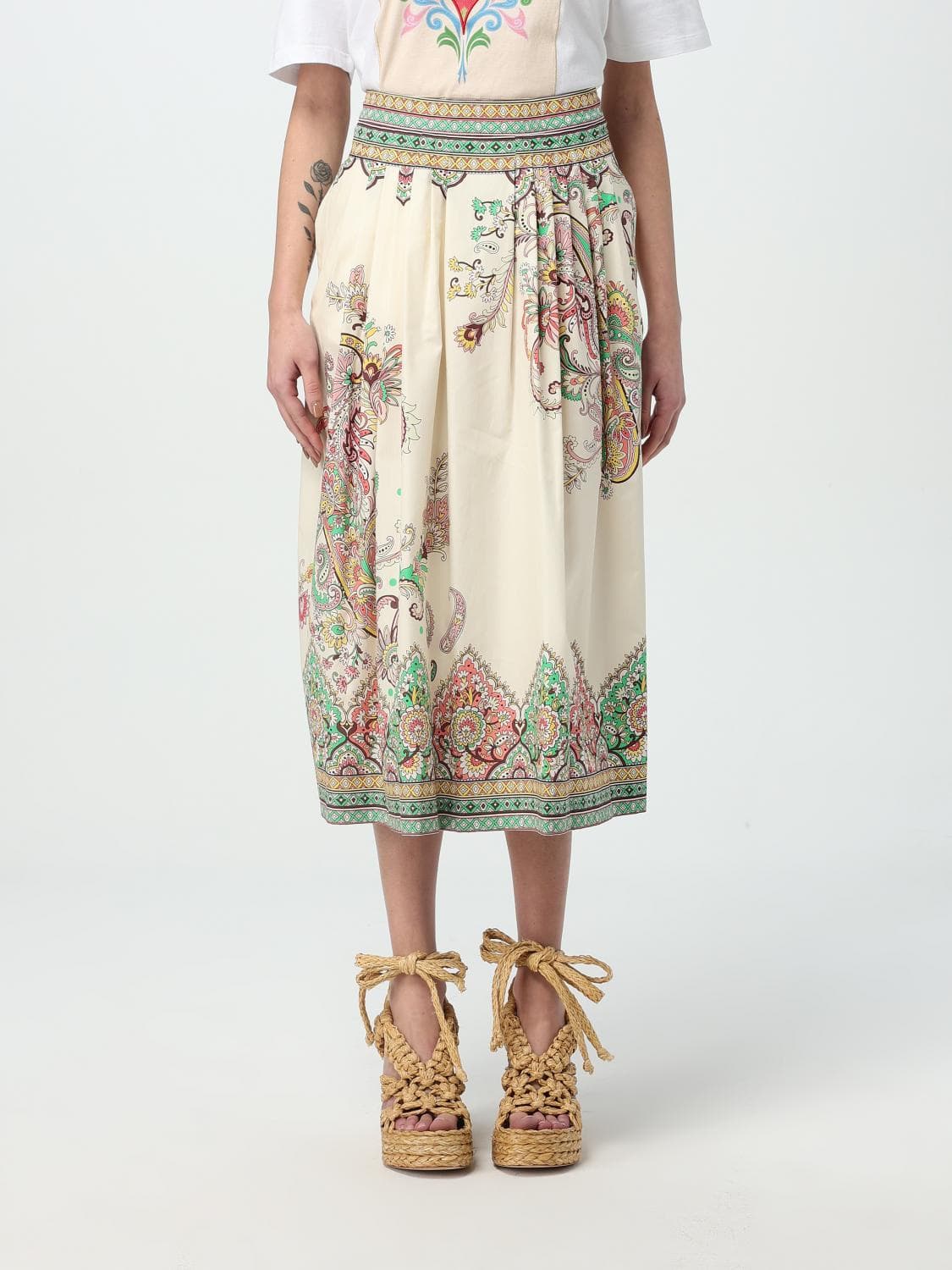 Etro Skirt Woman color White