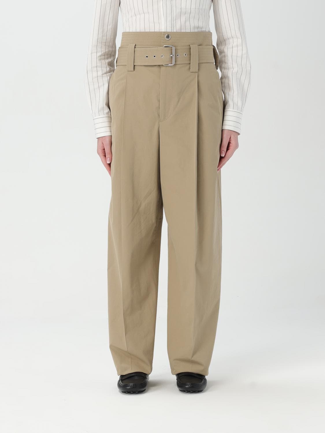 Bottega Veneta Pants Woman color Sand