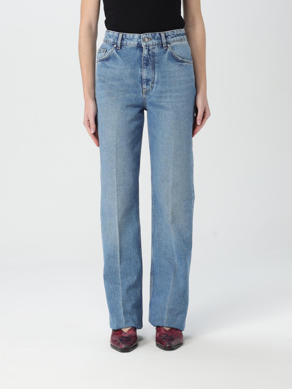 Stella Mccartney Jeans Woman color Blue