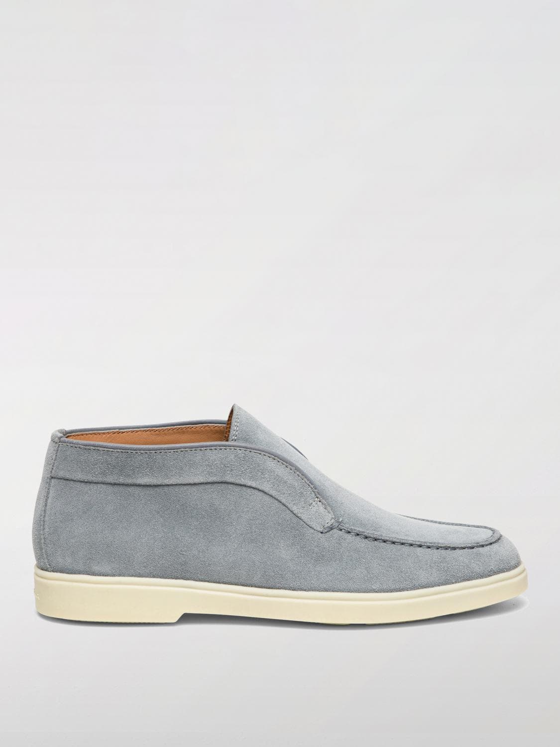 Santoni Boots Woman color Gnawed Blue