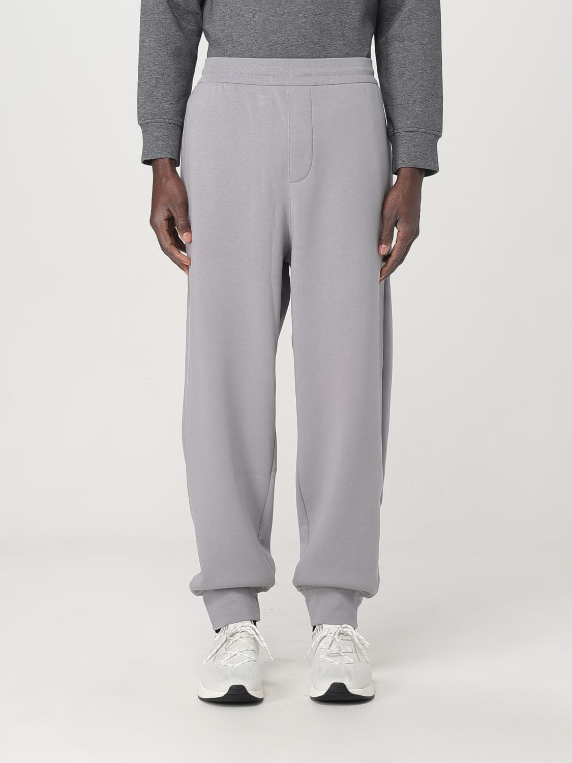 Emporio Armani Pants Men color Grey