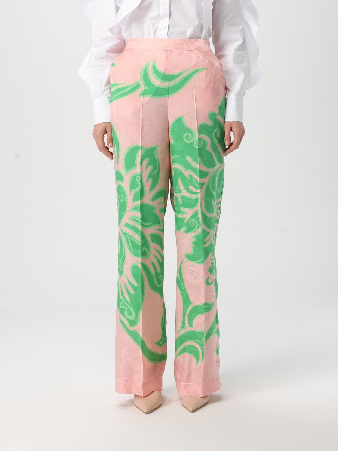 Etro Pants Woman color Pink
