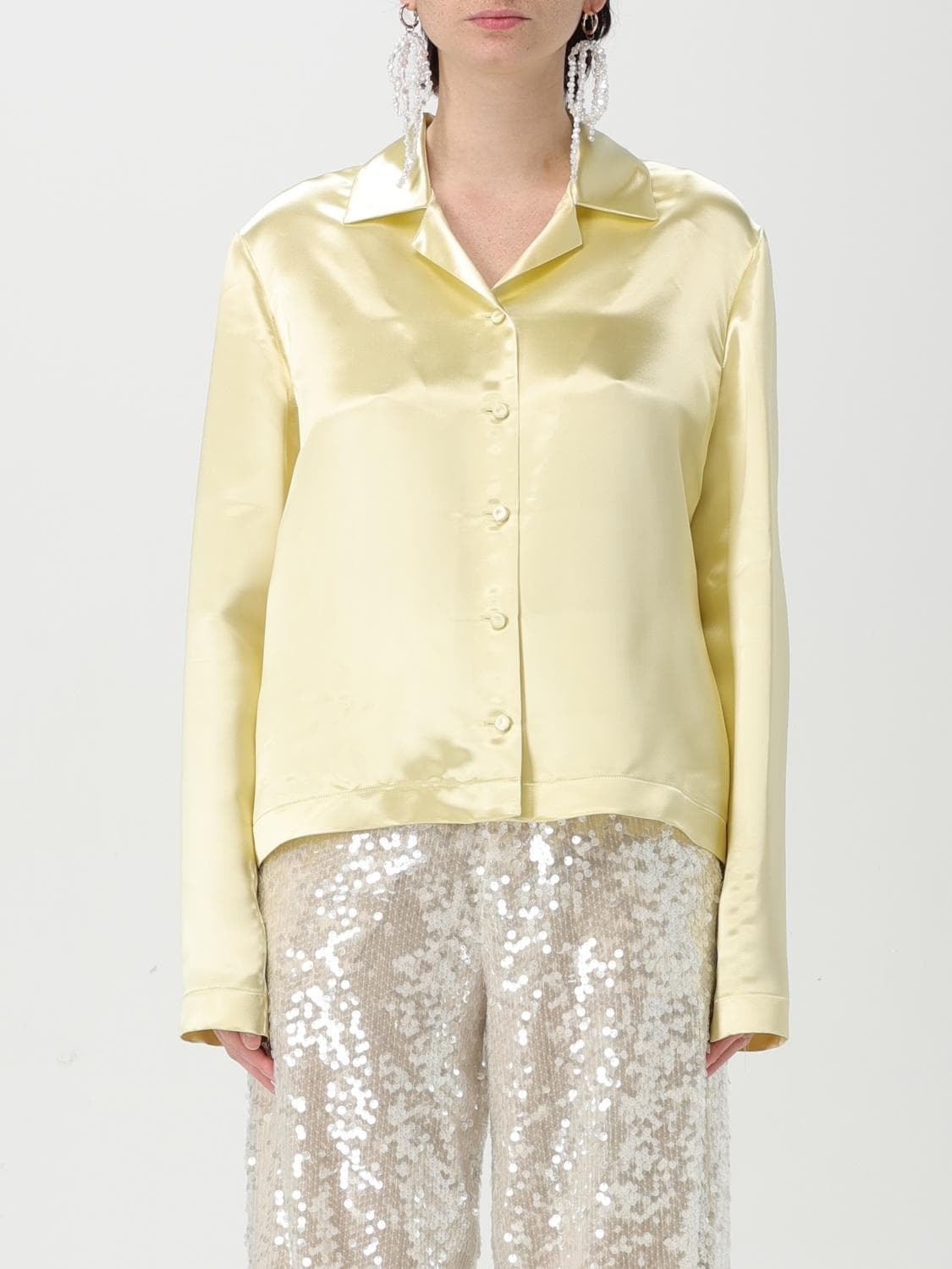 Philosophy Di Lorenzo Serafini Shirt Woman color Yellow