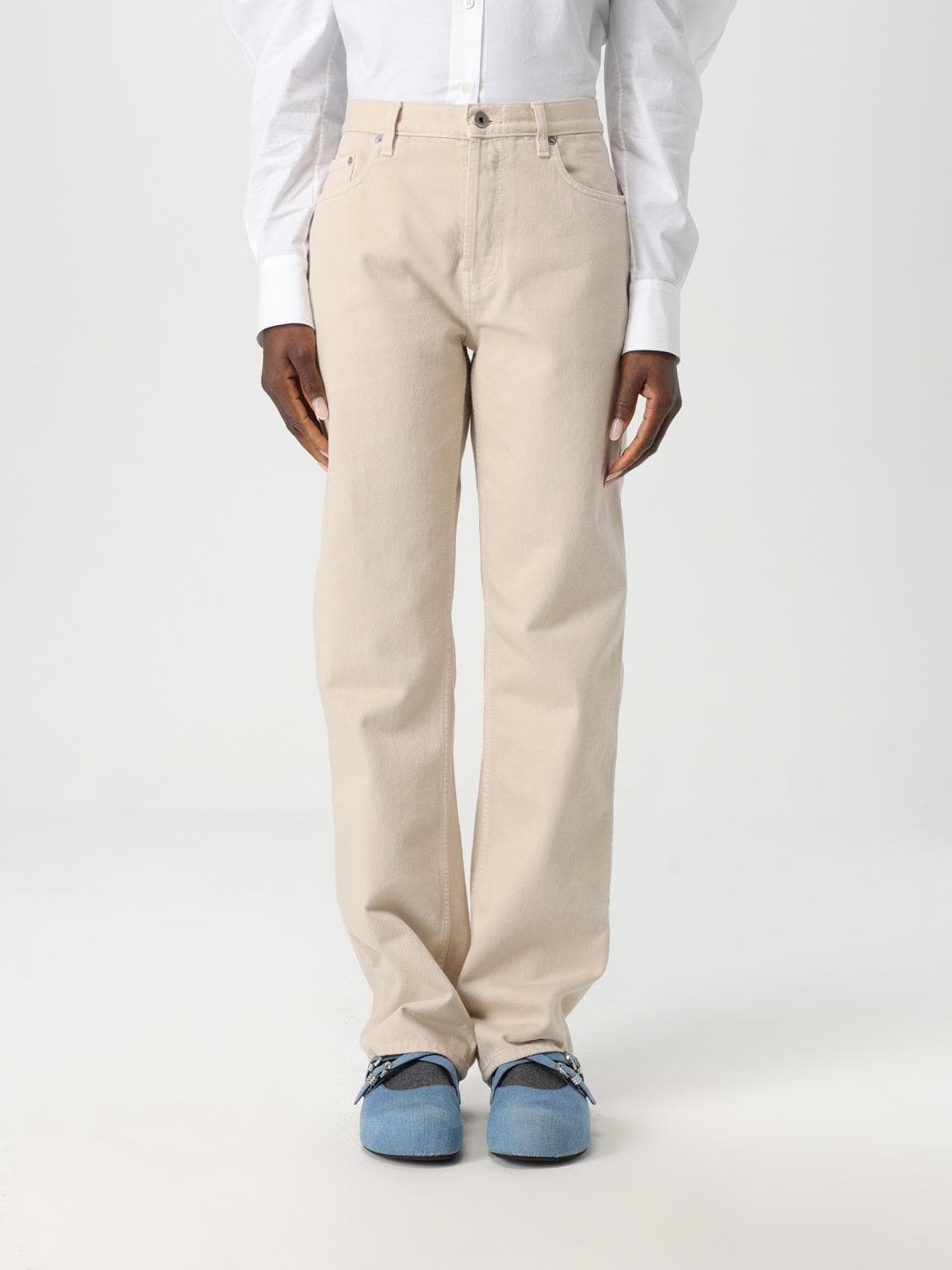 Burberry Jeans Woman color Beige
