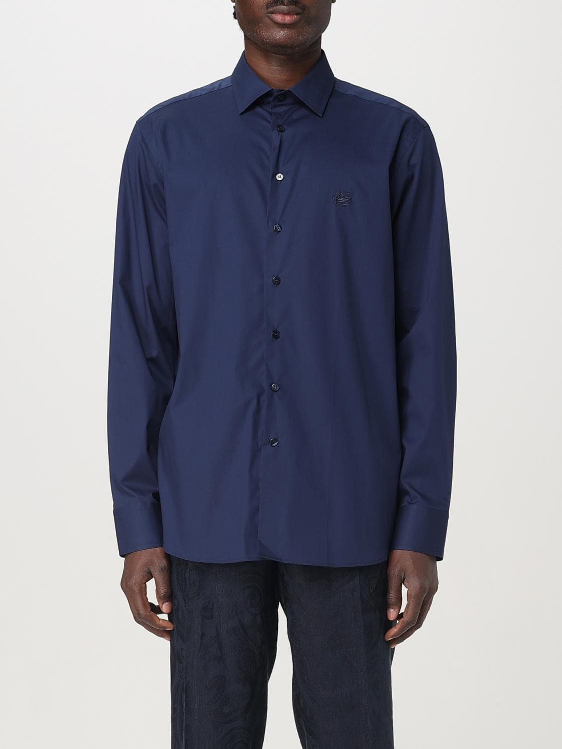 Etro Shirt Men color Navy