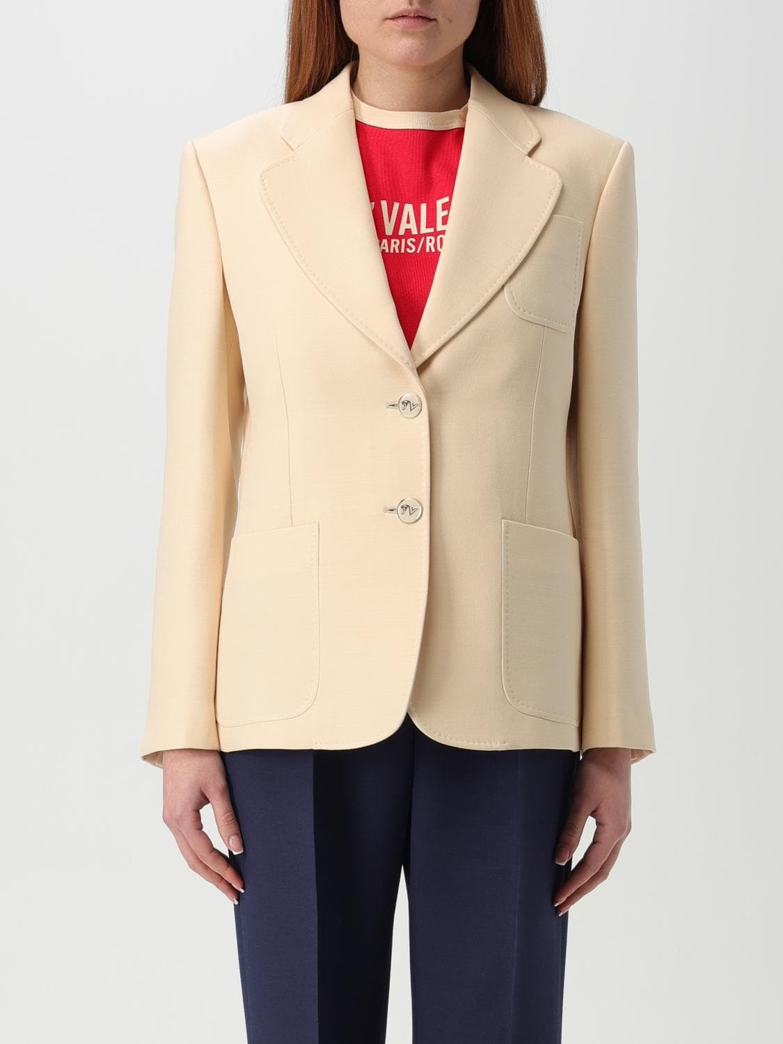 Valentino Jacket Woman color Yellow