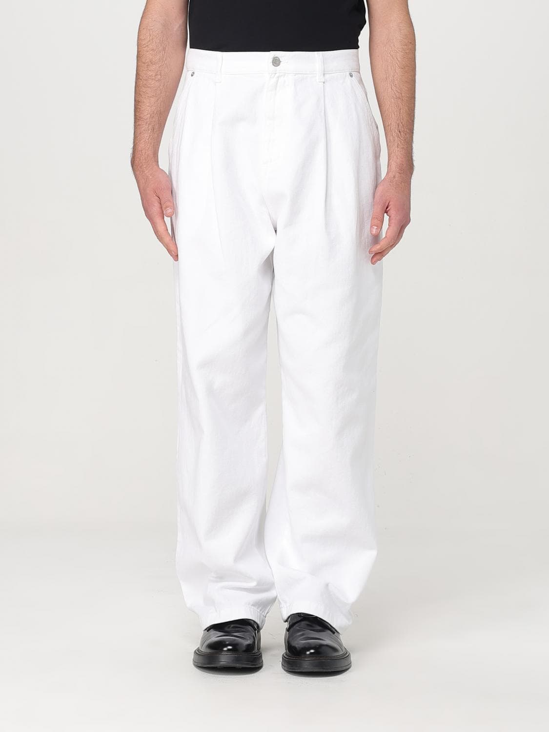 Moschino Couture Jeans Men color White · 48