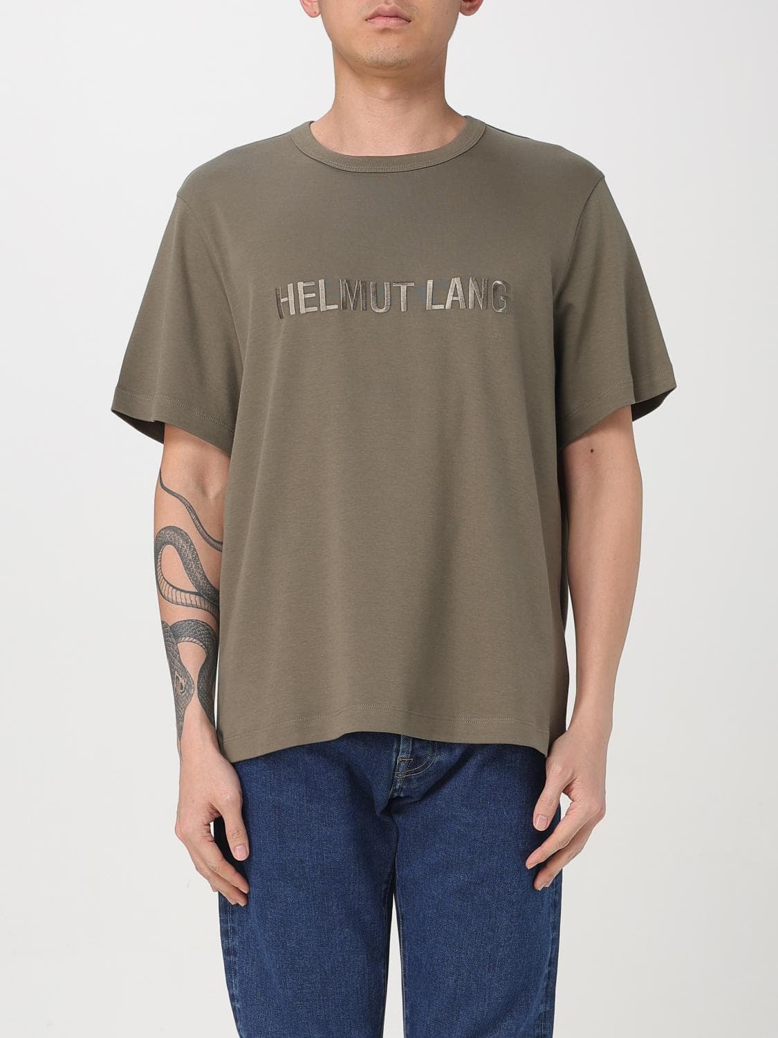 Helmut Lang T-Shirt Men color Beige
