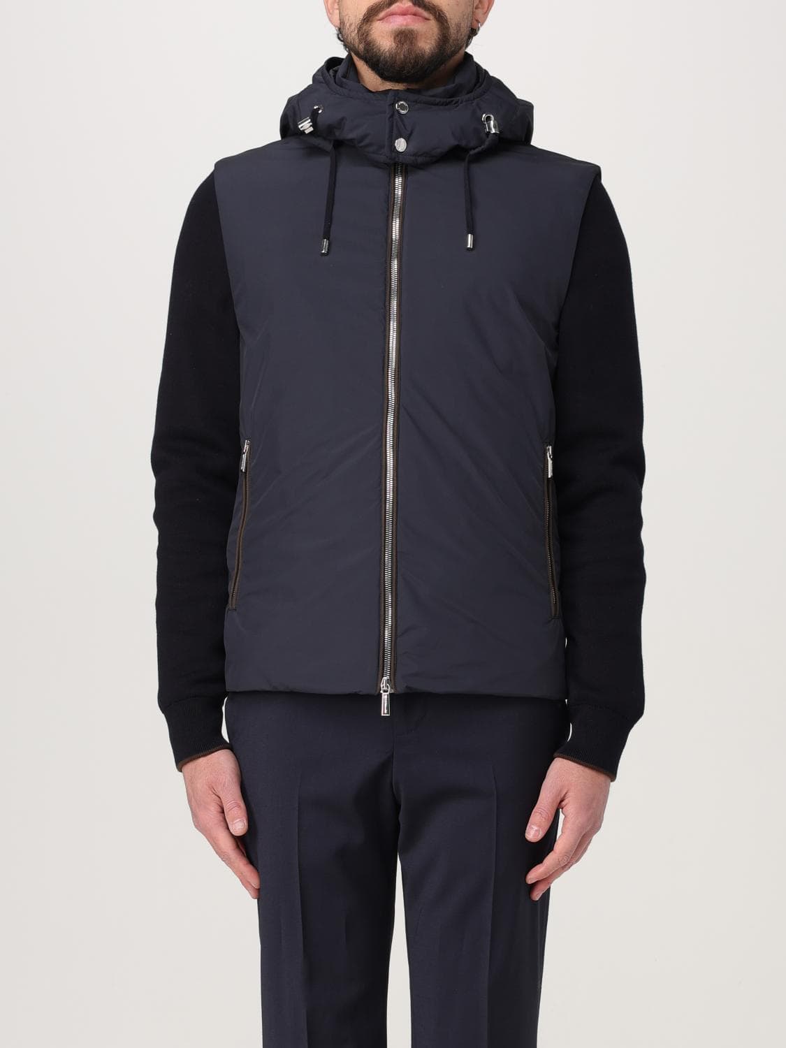 Moorer Jacket Men color Blue · 56